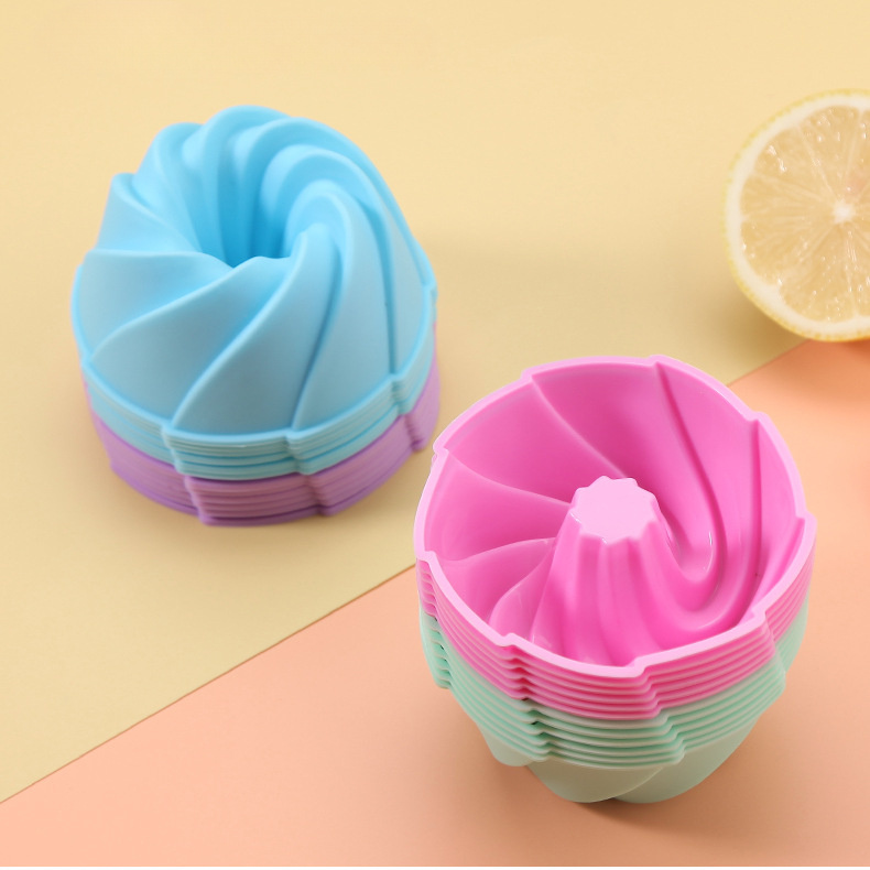1pc round silicone mold food grade high temp resistant for thanksgiving birthday party supplies manual kitchen and restaurant use details 0