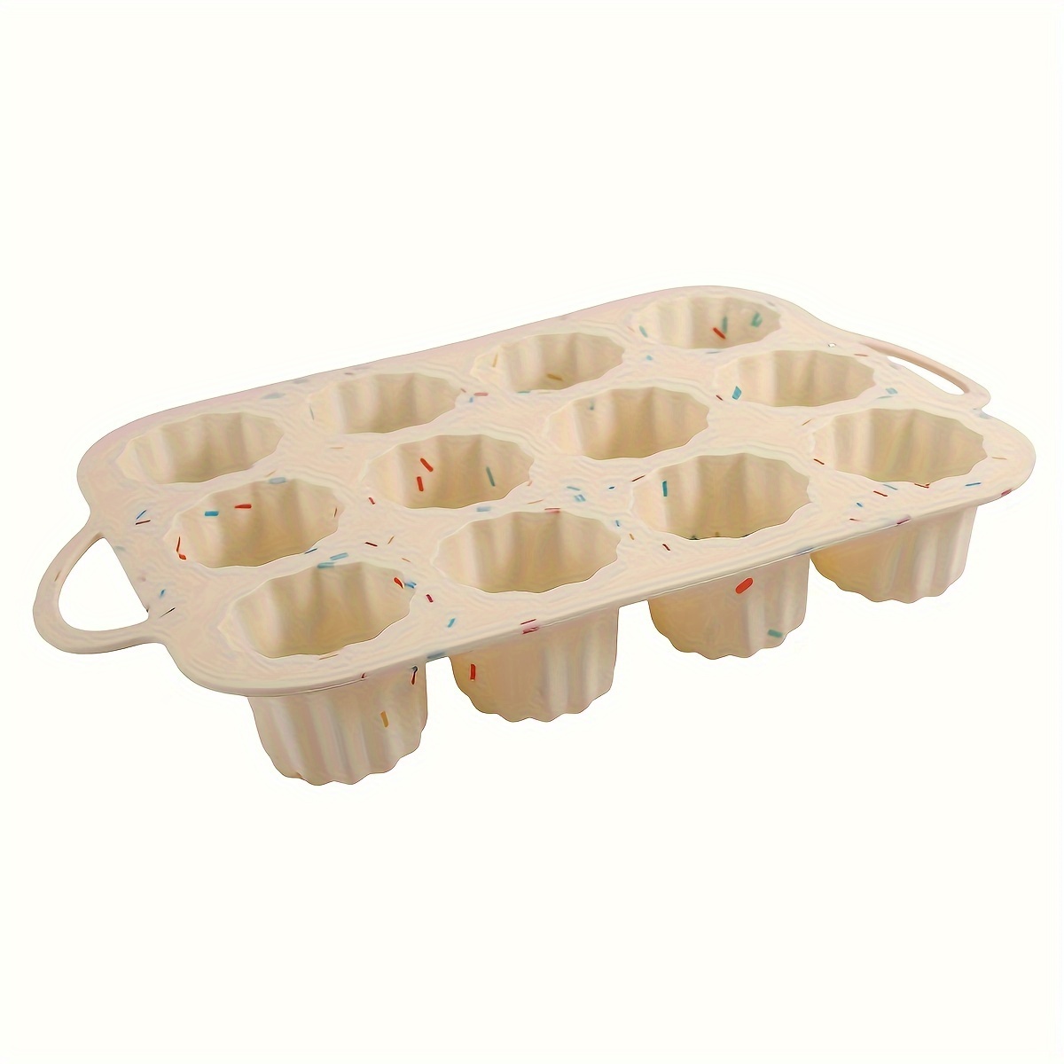 12 cavity silicone scone baking mold non stick rectangle cake pan muffin cornbread brownies mold christmas heat insulated manual baking tool for jello cupcakes doughnuts easy release and clean details 7