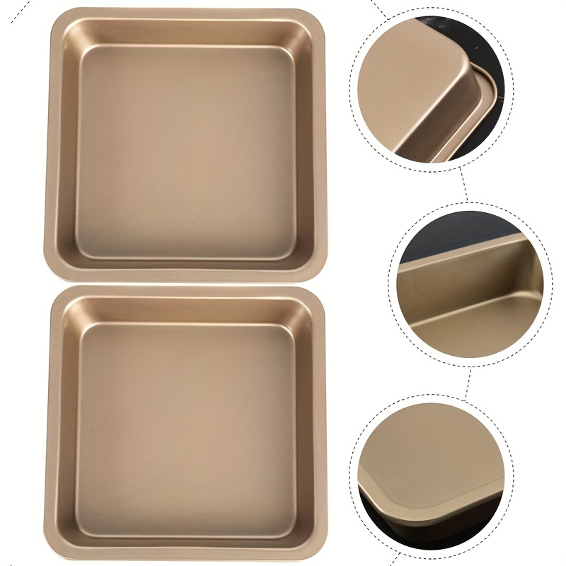 1pc cake pan 8 8 inch carbon steel baking cake mold baking pan oven accessories baking tools kitchen gadgets kitchen accessories details 0