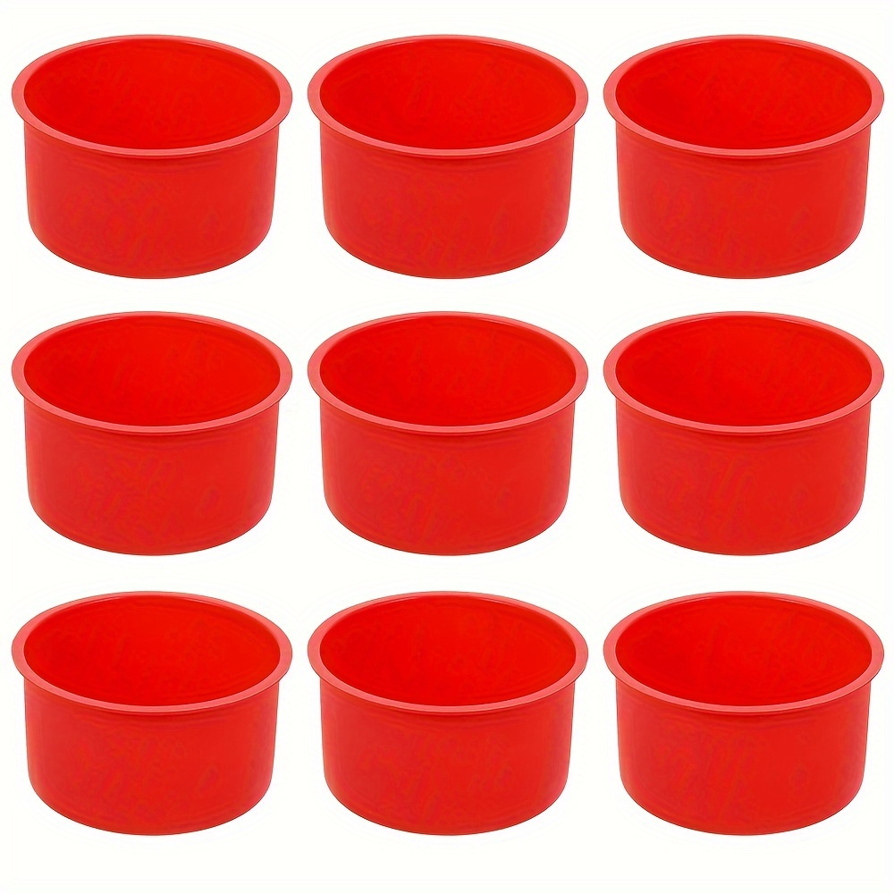 9pcs small silicone cake pans 4 inch baking cake mold baking pan oven accessories baking tools kitchen gadgets kitchen accessories details 0