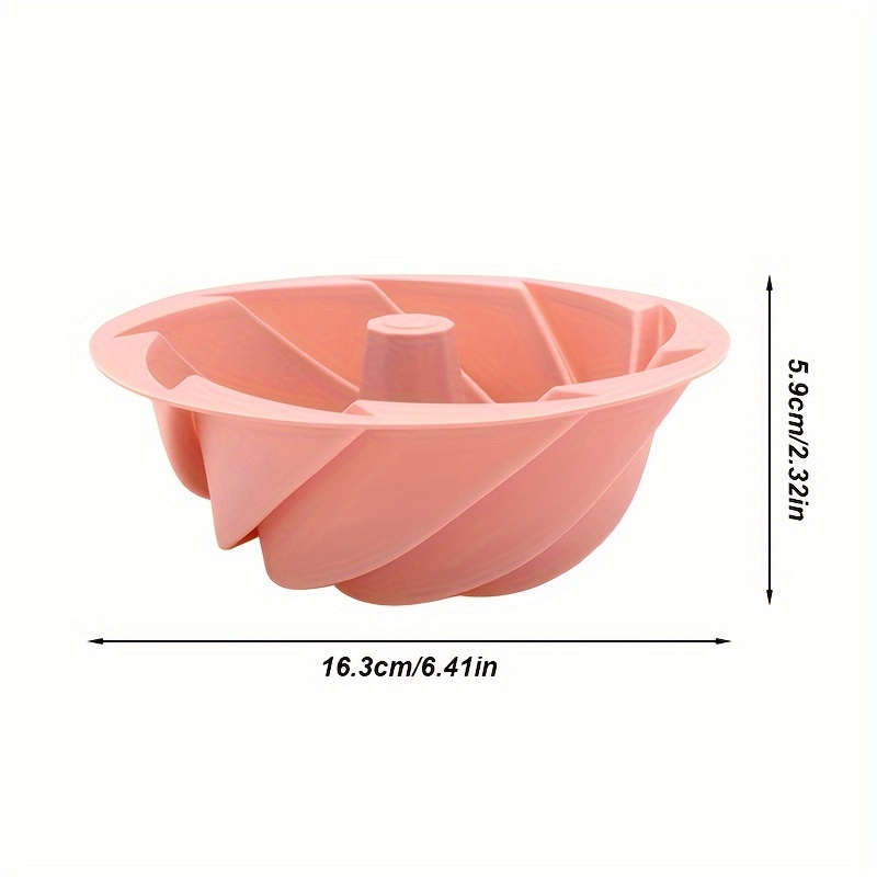 non stick silicone spiral cake mold perfect for birthday parties baking details 1