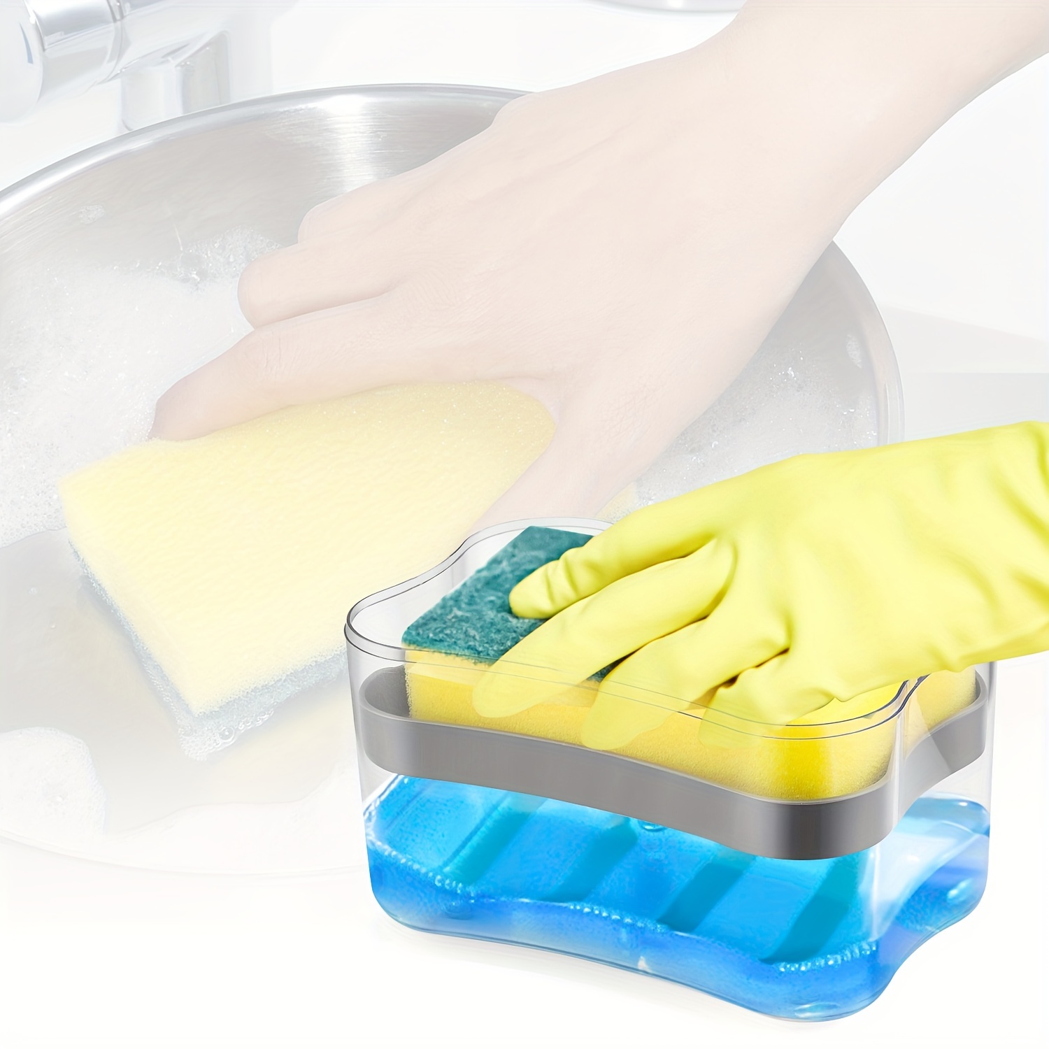 2 in 1 soap dispenser dish soap dispenser for kitchen dish washing soap dispenser details 0