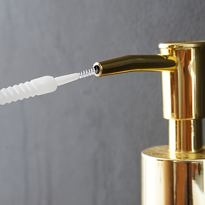10 pcs shower cleaning brush set shower head cleaner bathroom toilet nozzle shower head cleaning tool reusable household cleaning supplies details 6